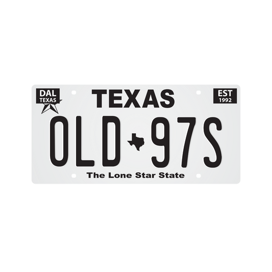 Old 97s Decorative Texas License Plate Bundle
