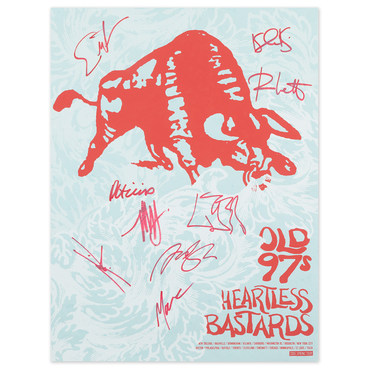 Old 97s + Heartless Bastards Poster SIGNED