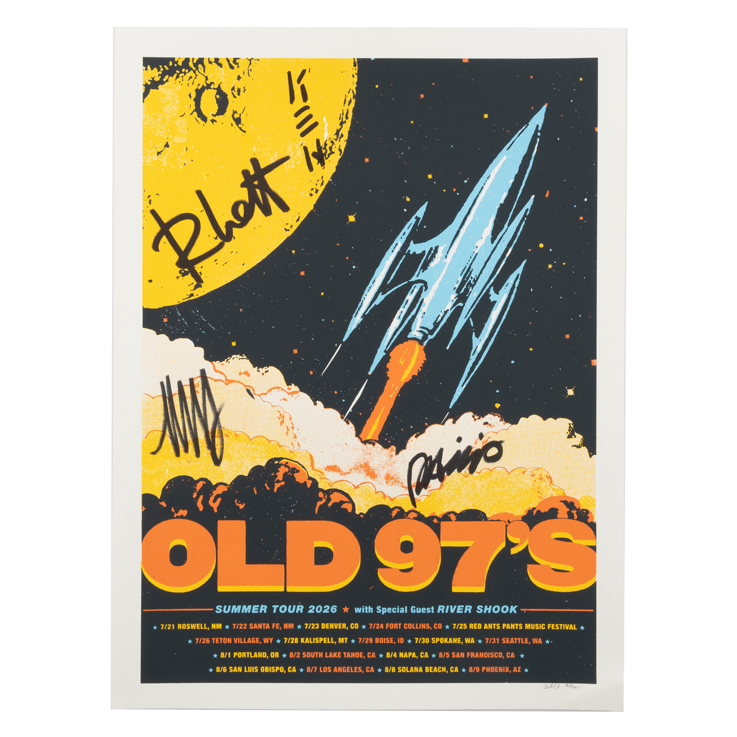 Old 97's - Summer Tour Poster