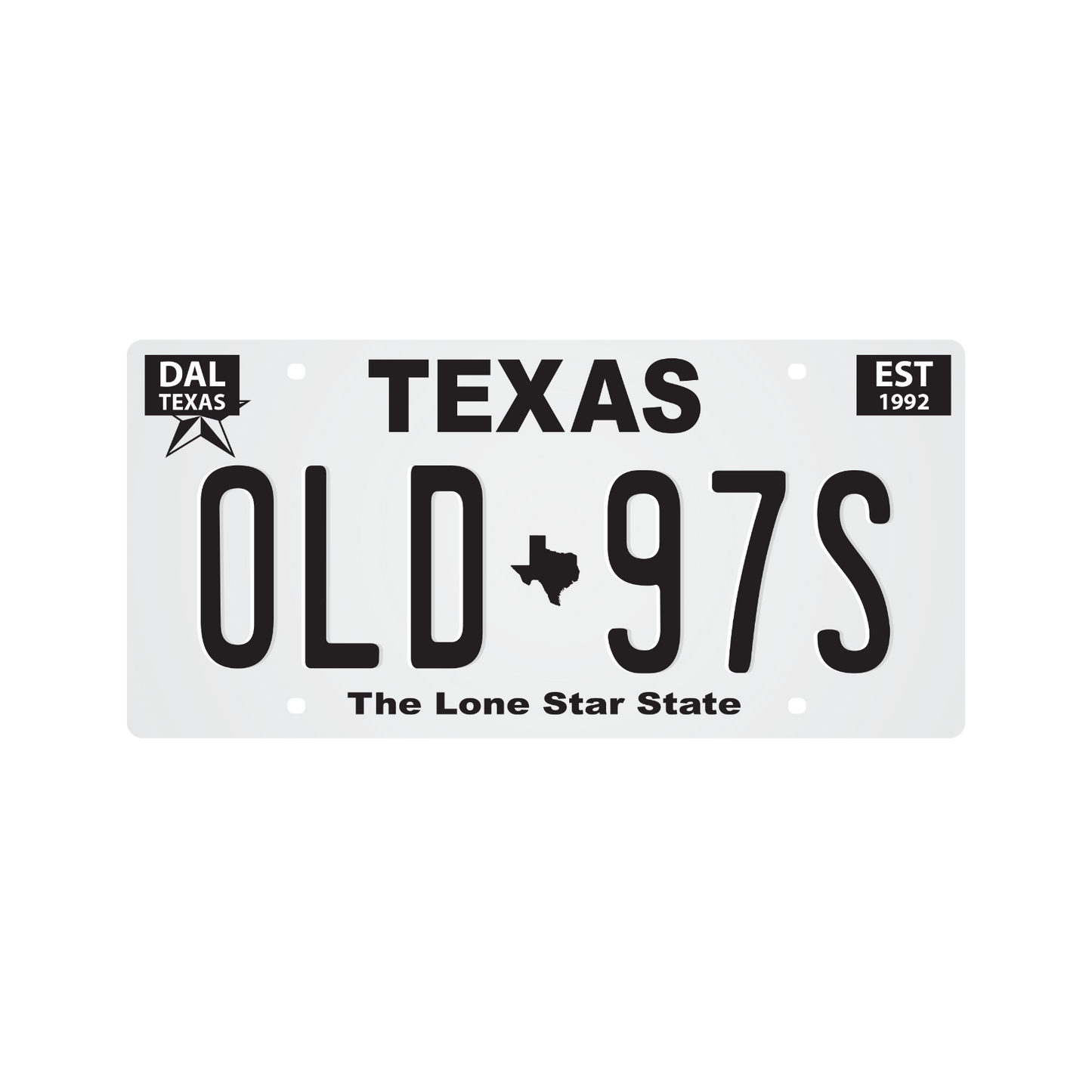 Old 97s Decorative Texas License Plate Bundle