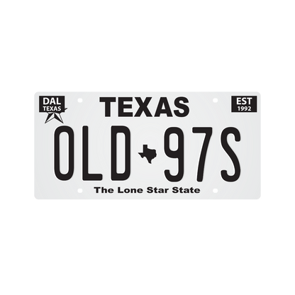 Old 97s Decorative Texas License Plate Bundle