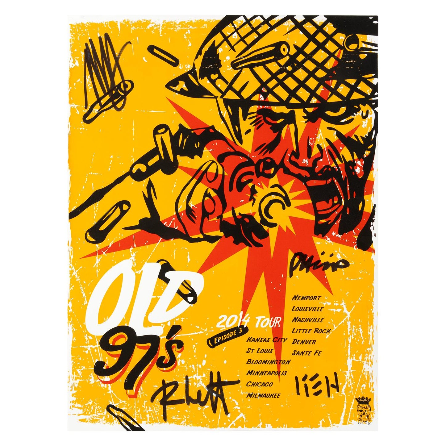 Old 97's - 2014 Tour Episode 3 Poster (Signed)