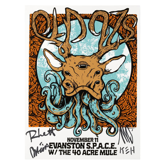 Old 97's - November 11 Evanston S.P.A.C.E. Poster (Signed)