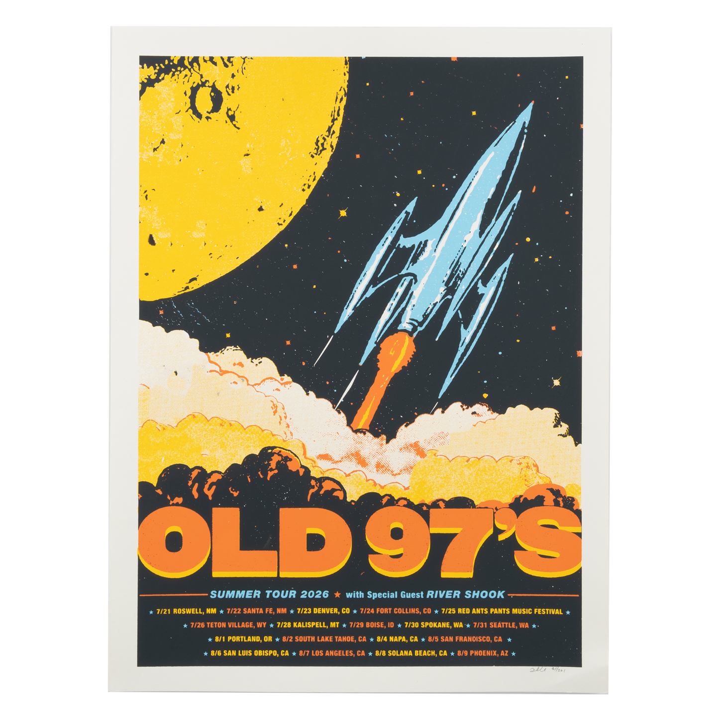 Old 97's - Summer Tour Poster