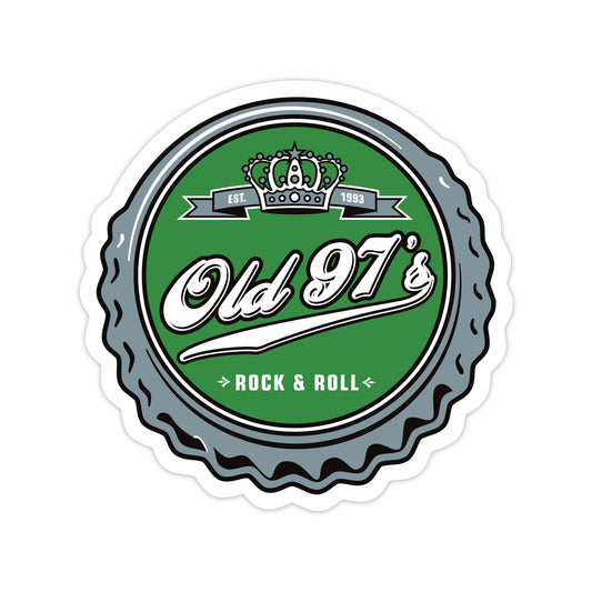 Bottle Cap Sticker - Green