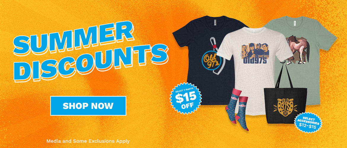 Summer Discounts. Shop Now. Media and Some Exclusions Apply. Select shirts $15 off. Select accessories $12-$15. 